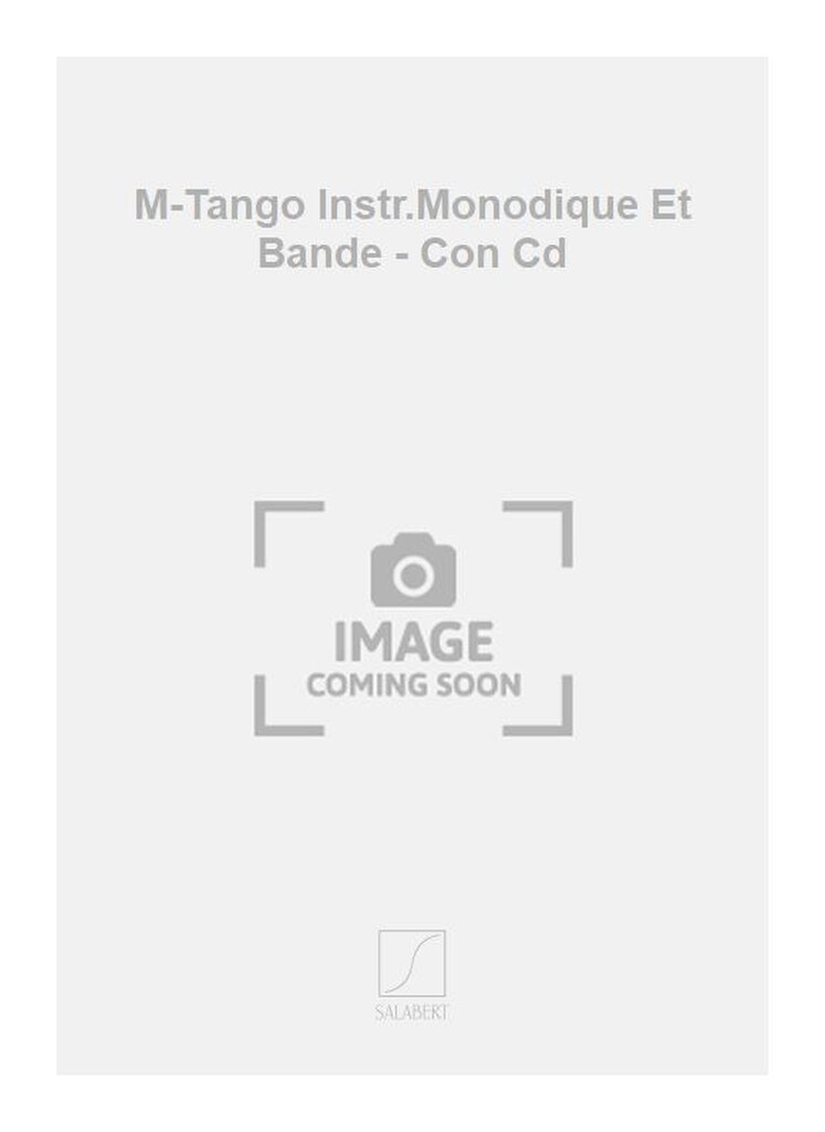 M-Tango Instr.Monodique Et Bande - Con Cd